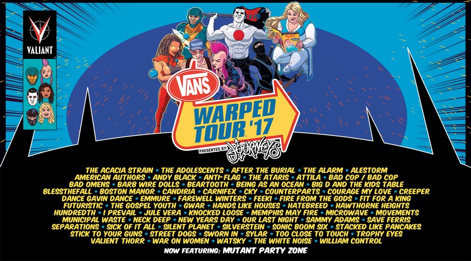 vans warped tour 2017 lineup